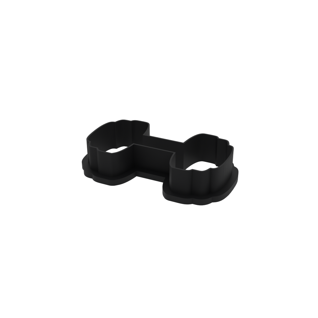 Dumbbells Cookie Cutter with Easy Push Design — photo 4