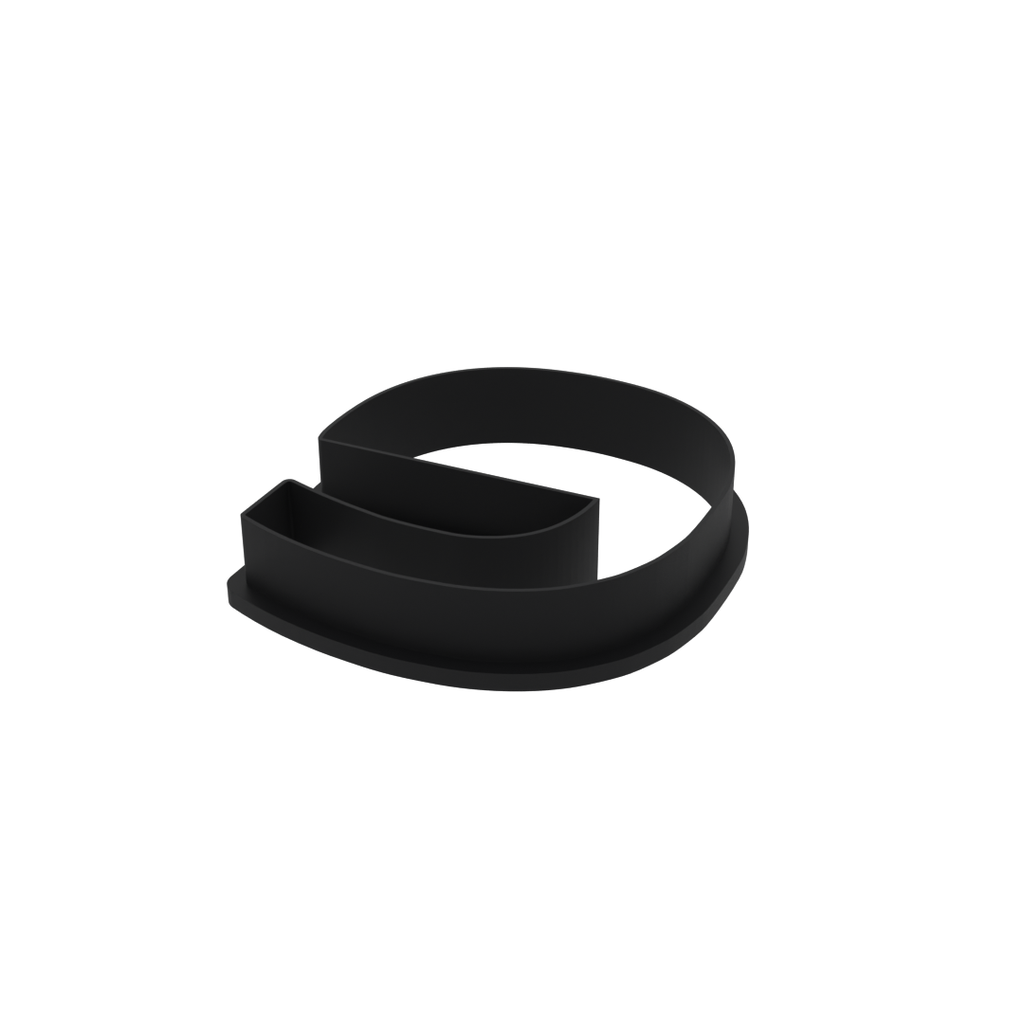 e Lowercase Block Letter Cookie Cutter with Easy Push Design — photo 4