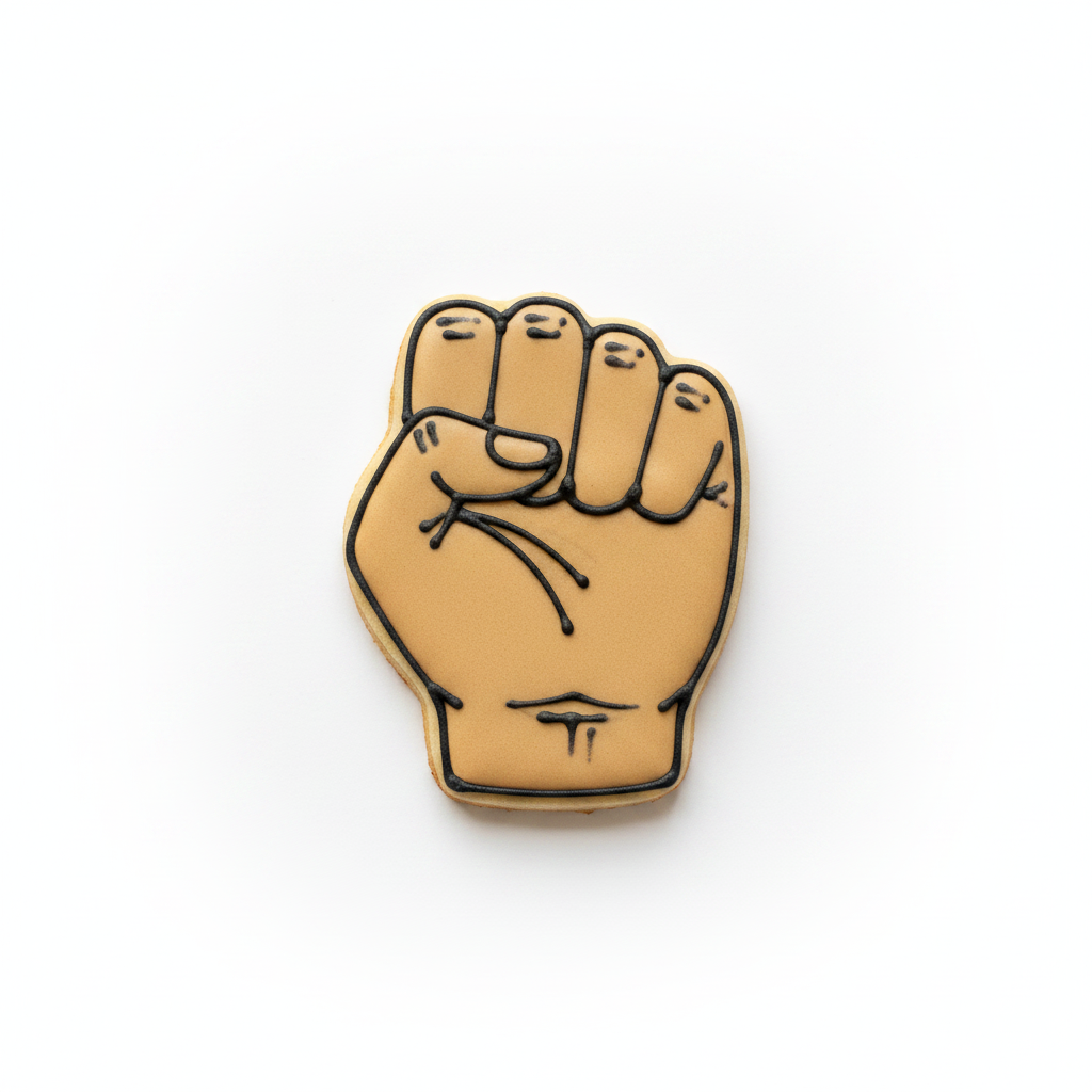 E Sign Language Cookie Cutter with Easy Push Design — photo 2