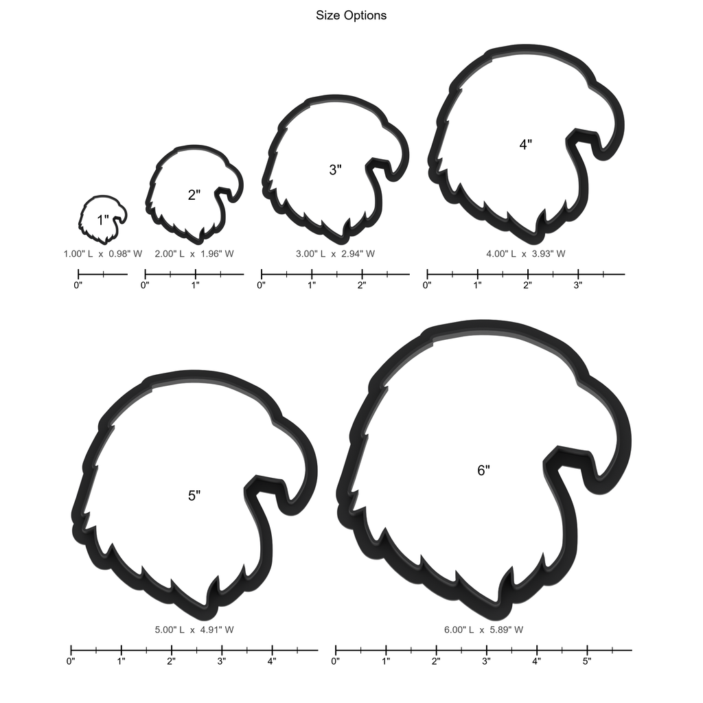 Eagle Head Cookie Cutter with Easy Push Design — photo 5
