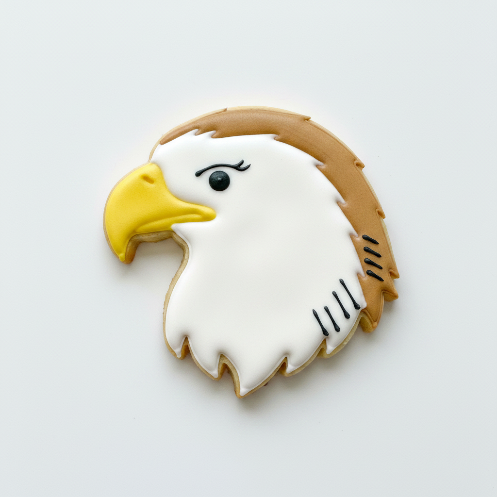 Eagle Head Cookie Cutter with Easy Push Design — photo 2