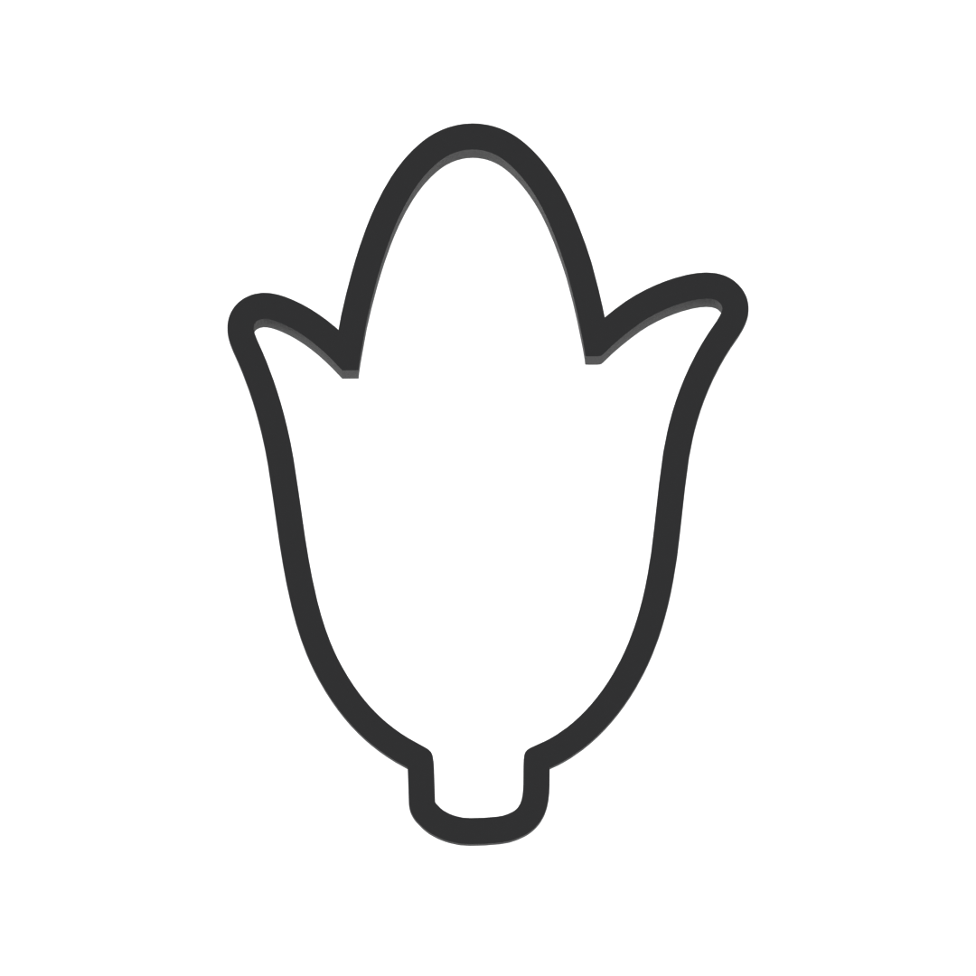 Ear Of Sweet Corn Cookie Cutter with Easy Push Design — photo 3