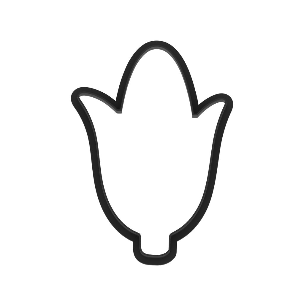 Ear Of Sweet Corn Cookie Cutter with Easy Push Design — photo 5