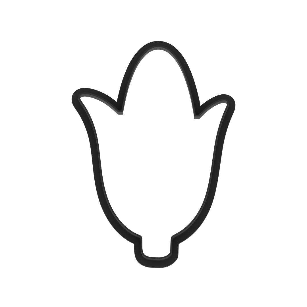 Ear Of Sweet Corn Cookie Cutter with Easy Push Design — photo 5