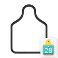 Ear Tag Cookie Cutter with Easy Push Design — main photo