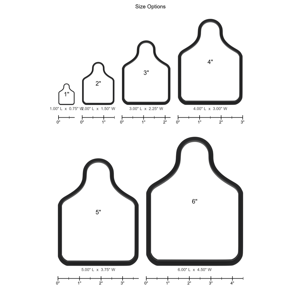 Ear Tag Cookie Cutter with Easy Push Design — photo 5