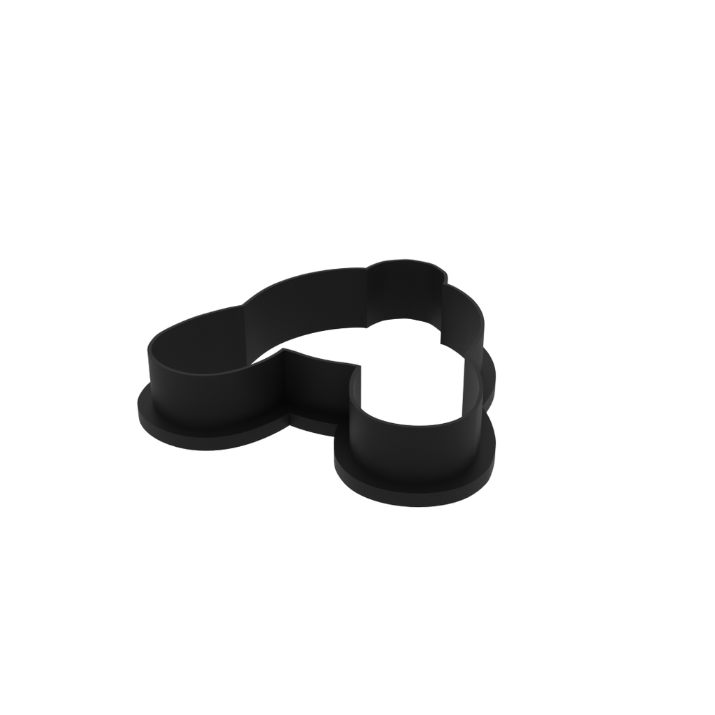 Easter Bunny Rabbit Butt Cookie Cutter with Easy Push Design — photo 4