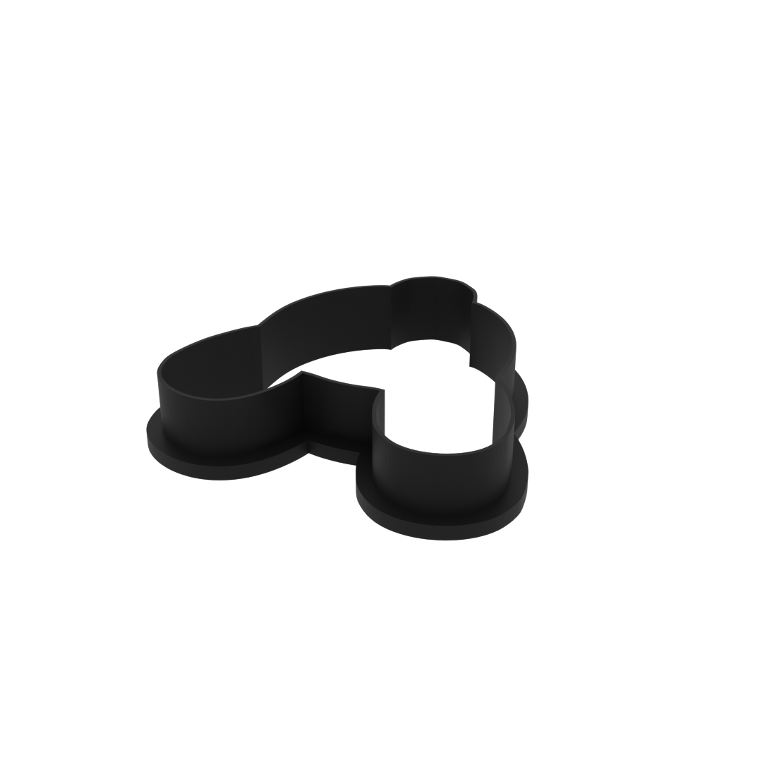 Easter Bunny Rabbit Butt Cookie Cutter with Easy Push Design — photo 4
