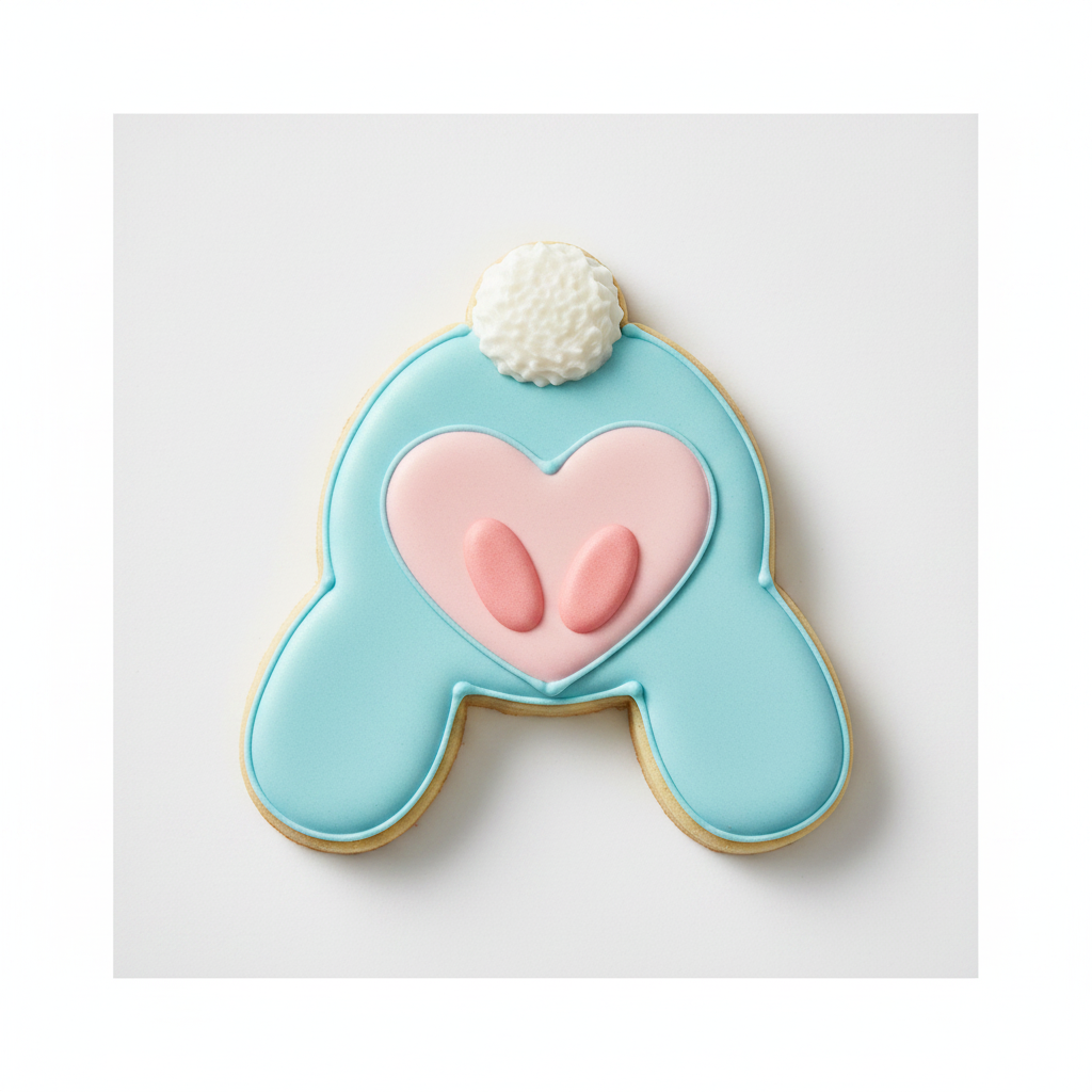 Easter Bunny Rabbit Butt Cookie Cutter with Easy Push Design — photo 2