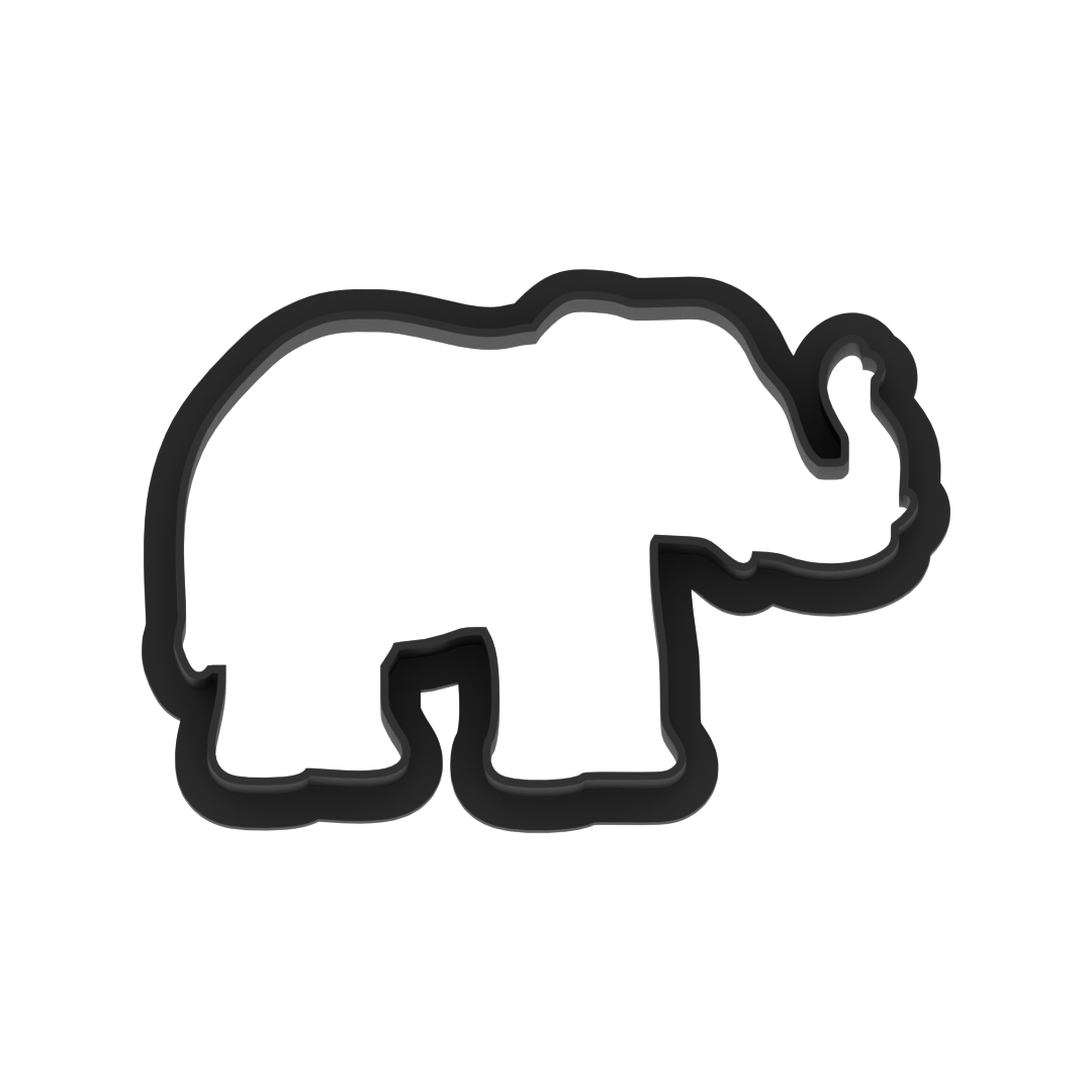 Elephant Cookie Cutter with Easy Push Design — photo 5