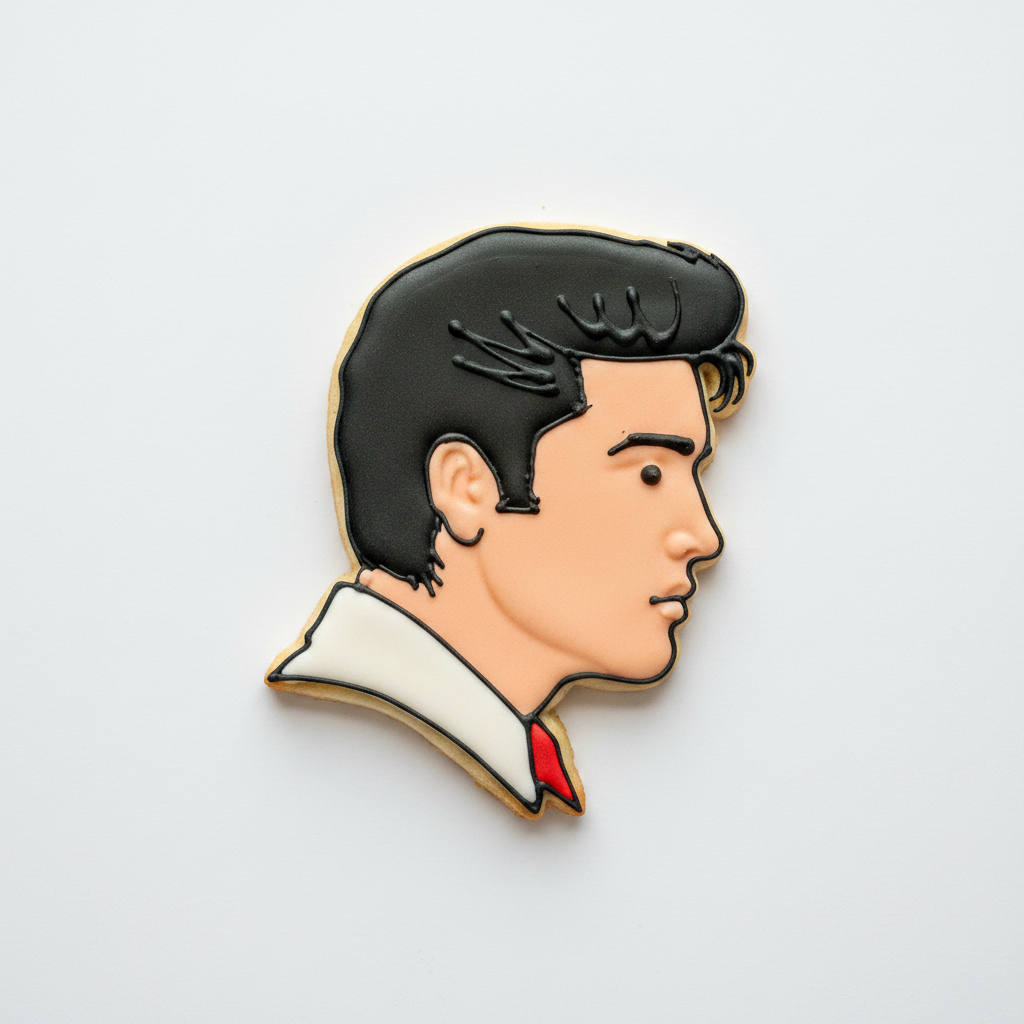 Elvis Cookie Cutter with Easy Push Design — photo 2