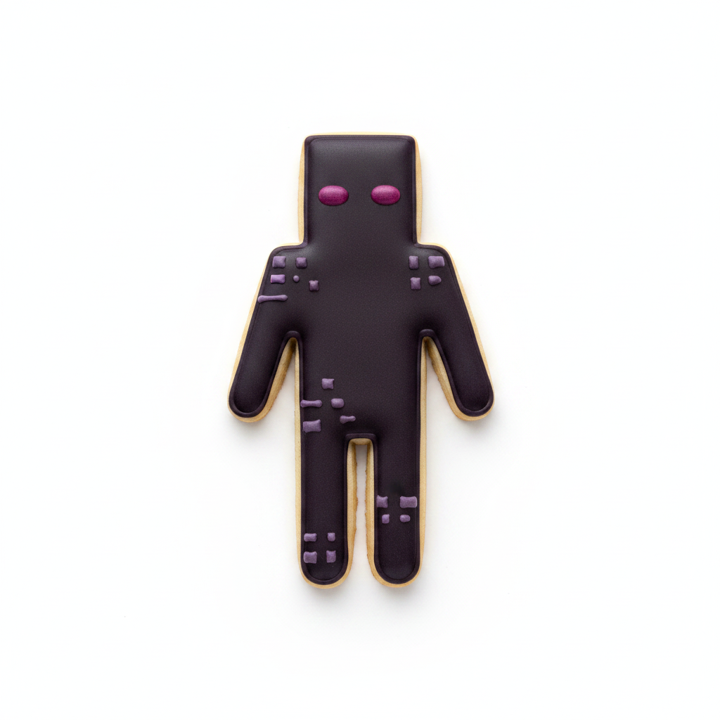 Enderman Cookie Cutter with Easy Push Design — photo 2