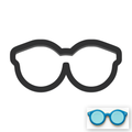 Eyeglasses Cookie Cutter with Easy Push Design — main photo