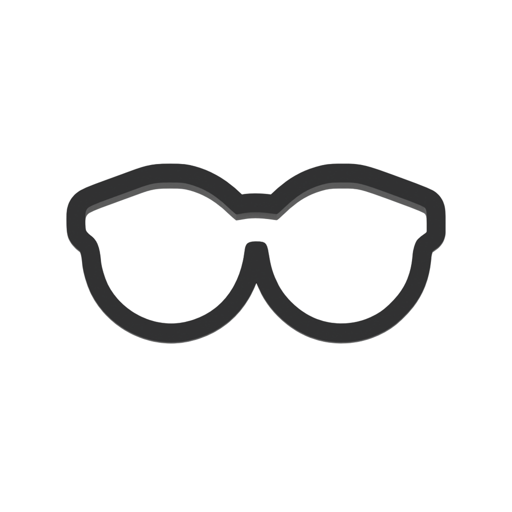 Eyeglasses Cookie Cutter with Easy Push Design — photo 3