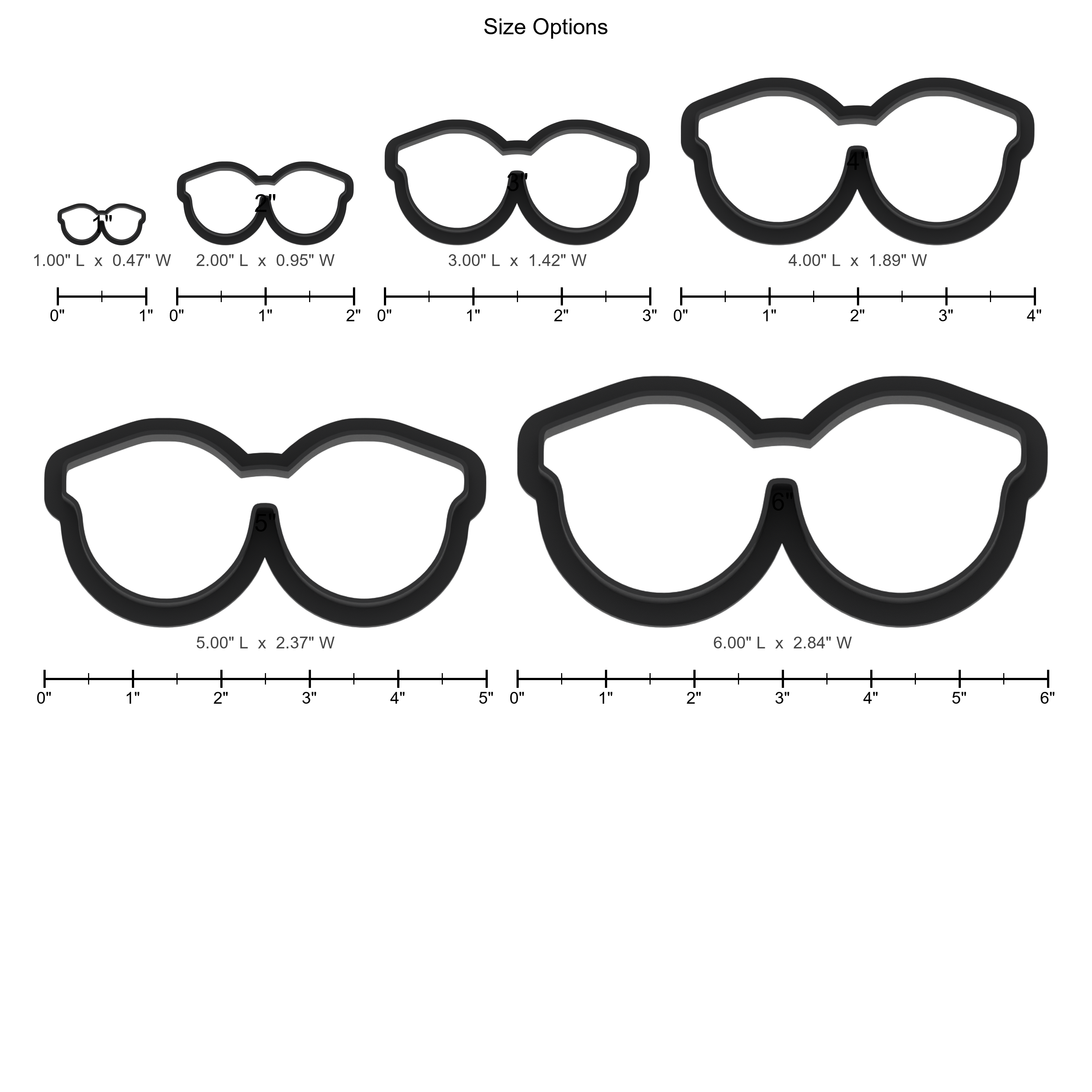 Eyeglasses Cookie Cutter with Easy Push Design — photo 5