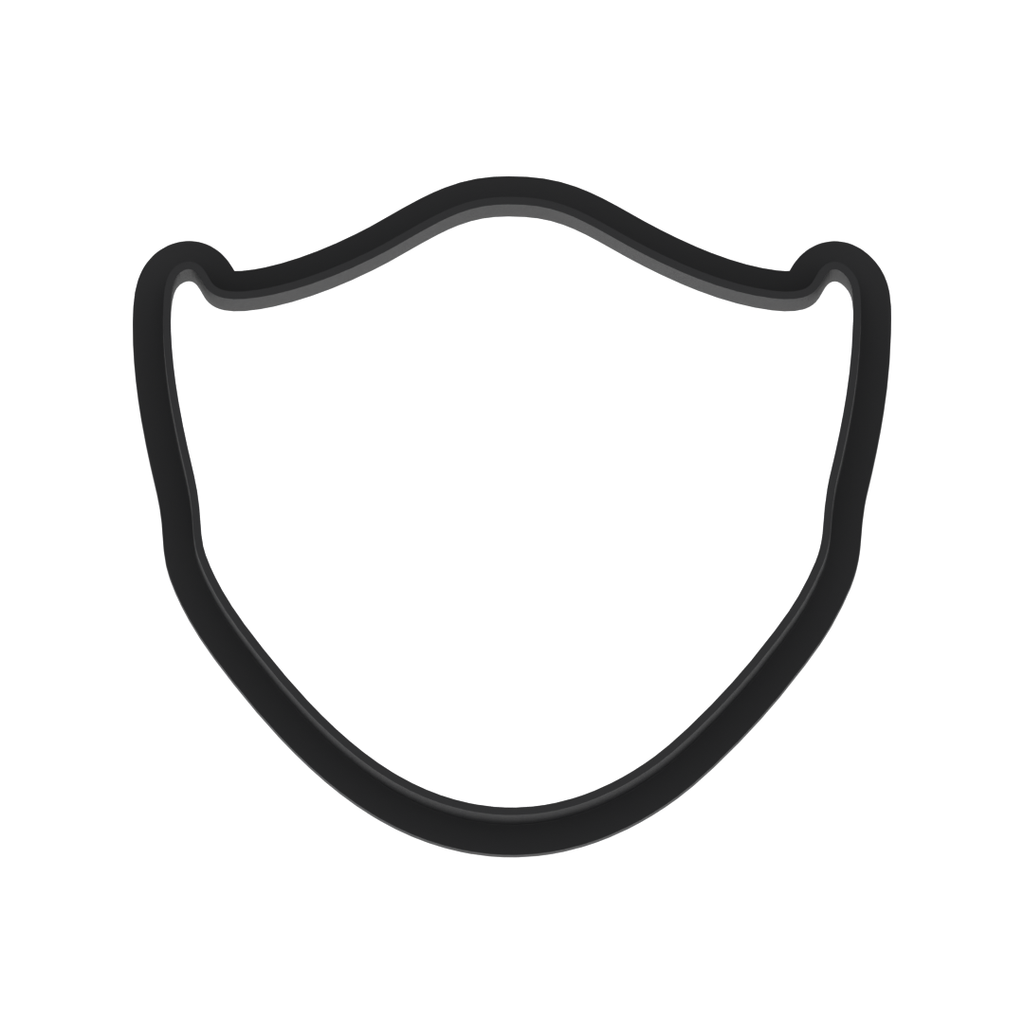 Face Mask Cookie Cutter with Easy Push Design — photo 5
