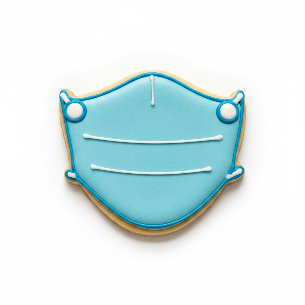 Face Mask Cookie Cutter with Easy Push Design — photo 2