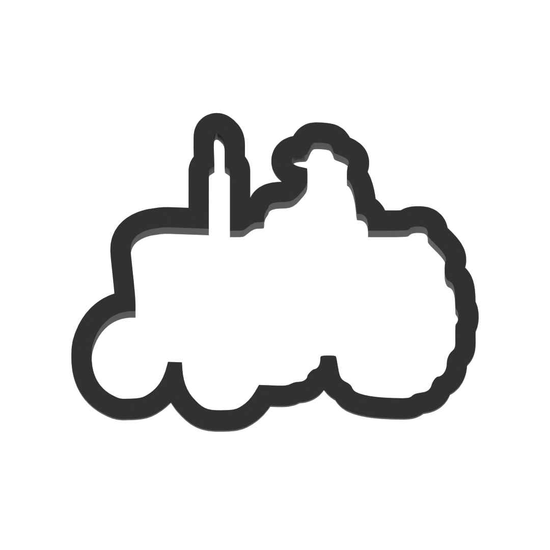 Farmer On A Tractor Cookie Cutter with Easy Push Design — photo 3