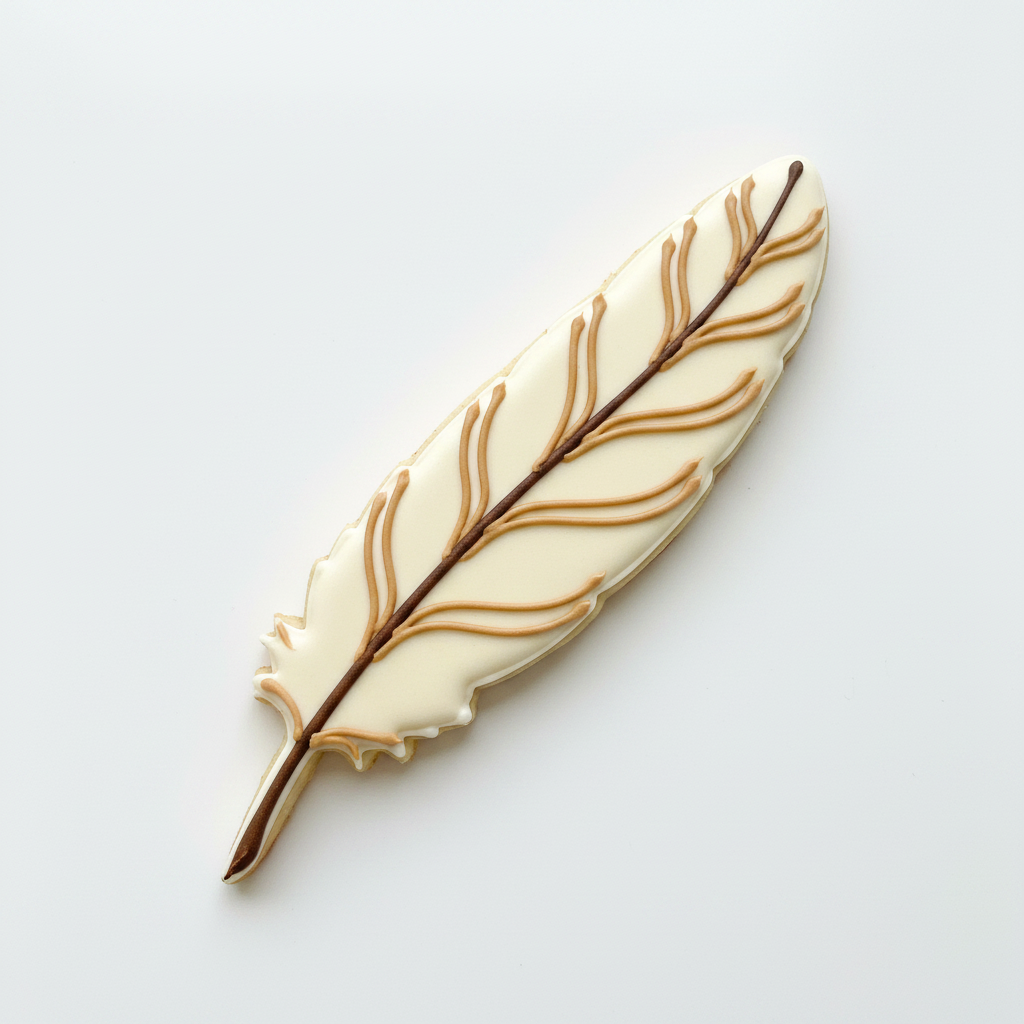 Feather Cookie Cutter with Easy Push Design — photo 2