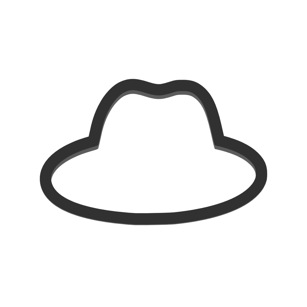 Fedora Cookie Cutter with Easy Push Design — photo 3