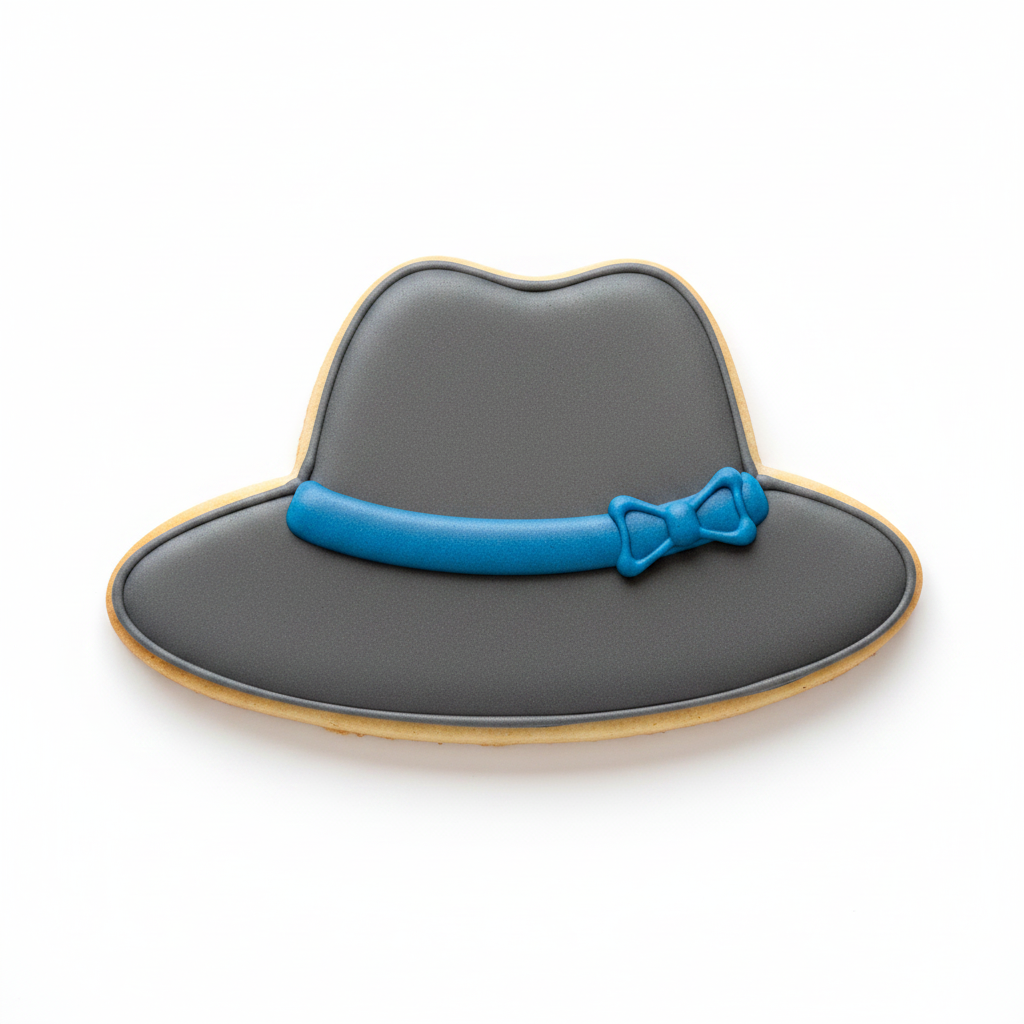 Fedora Cookie Cutter with Easy Push Design — photo 2