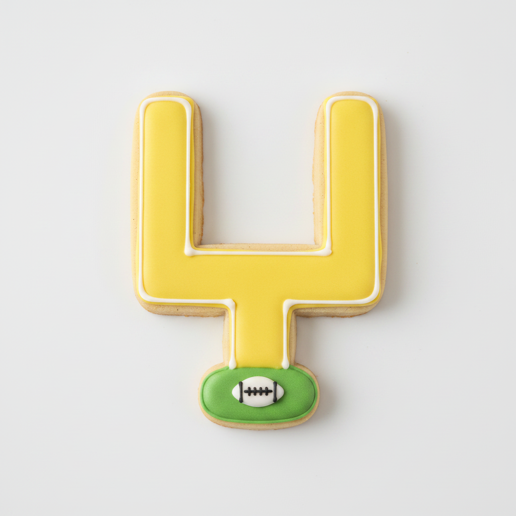 Field Goal Cookie Cutter with Easy Push Design — photo 2