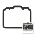 Film Camera Cookie Cutter with Easy Push Design — main photo