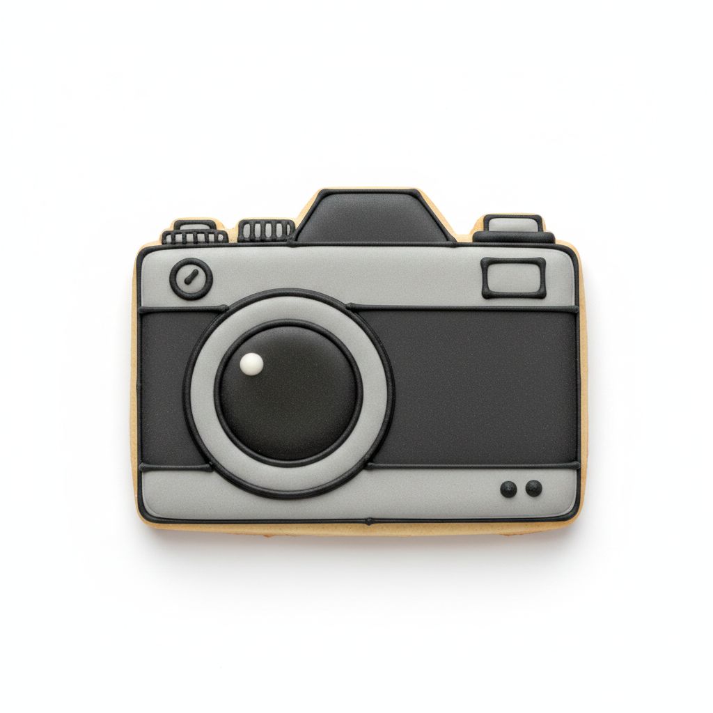 Film Camera Cookie Cutter with Easy Push Design — photo 2