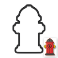Fire Hydrant Cookie Cutter with Easy Push Design — main photo