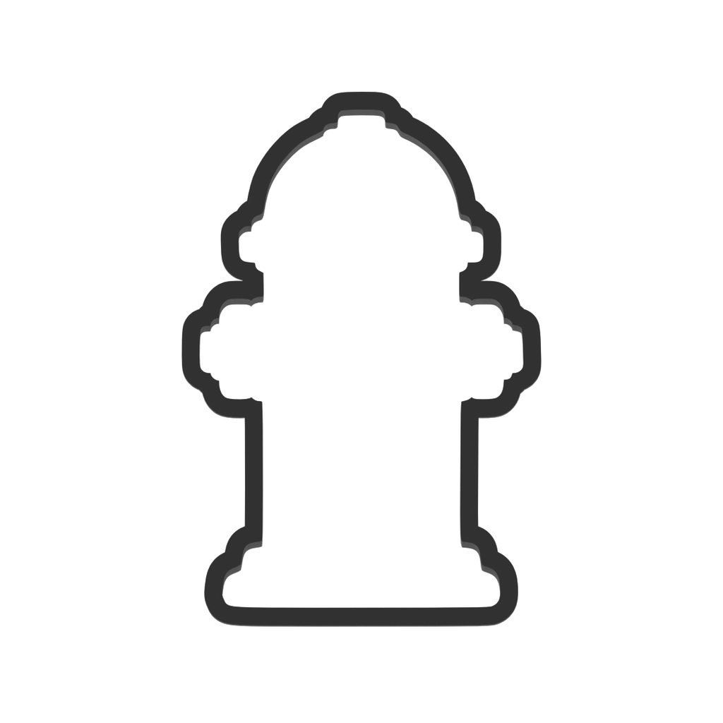 Fire Hydrant Cookie Cutter with Easy Push Design — photo 3
