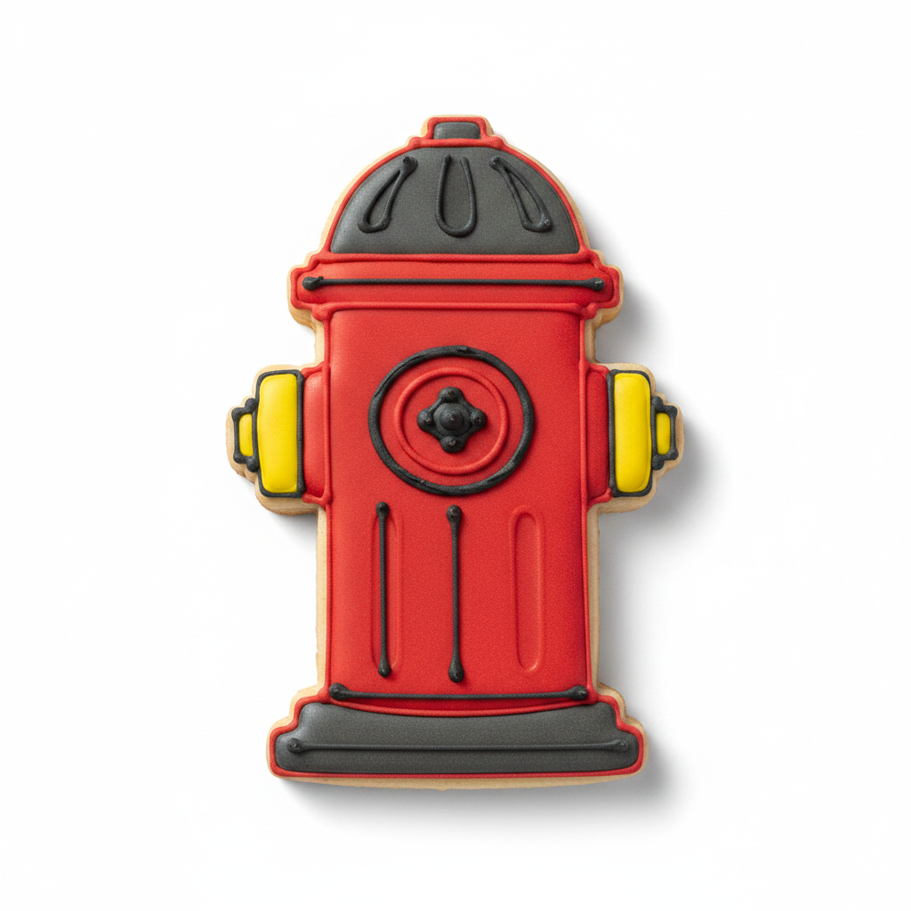 Fire Hydrant Cookie Cutter with Easy Push Design — photo 2