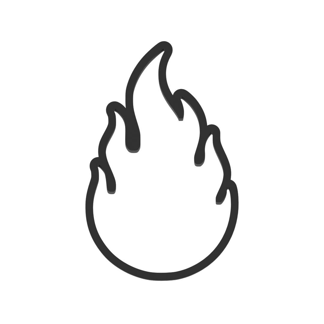 Flame Cookie Cutter with Easy Push Design — photo 3
