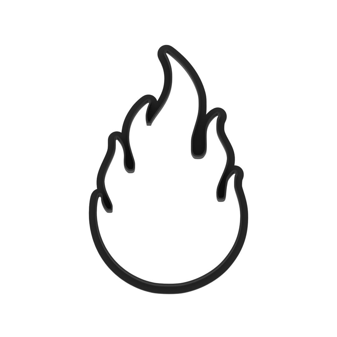 Flame Cookie Cutter with Easy Push Design — photo 5