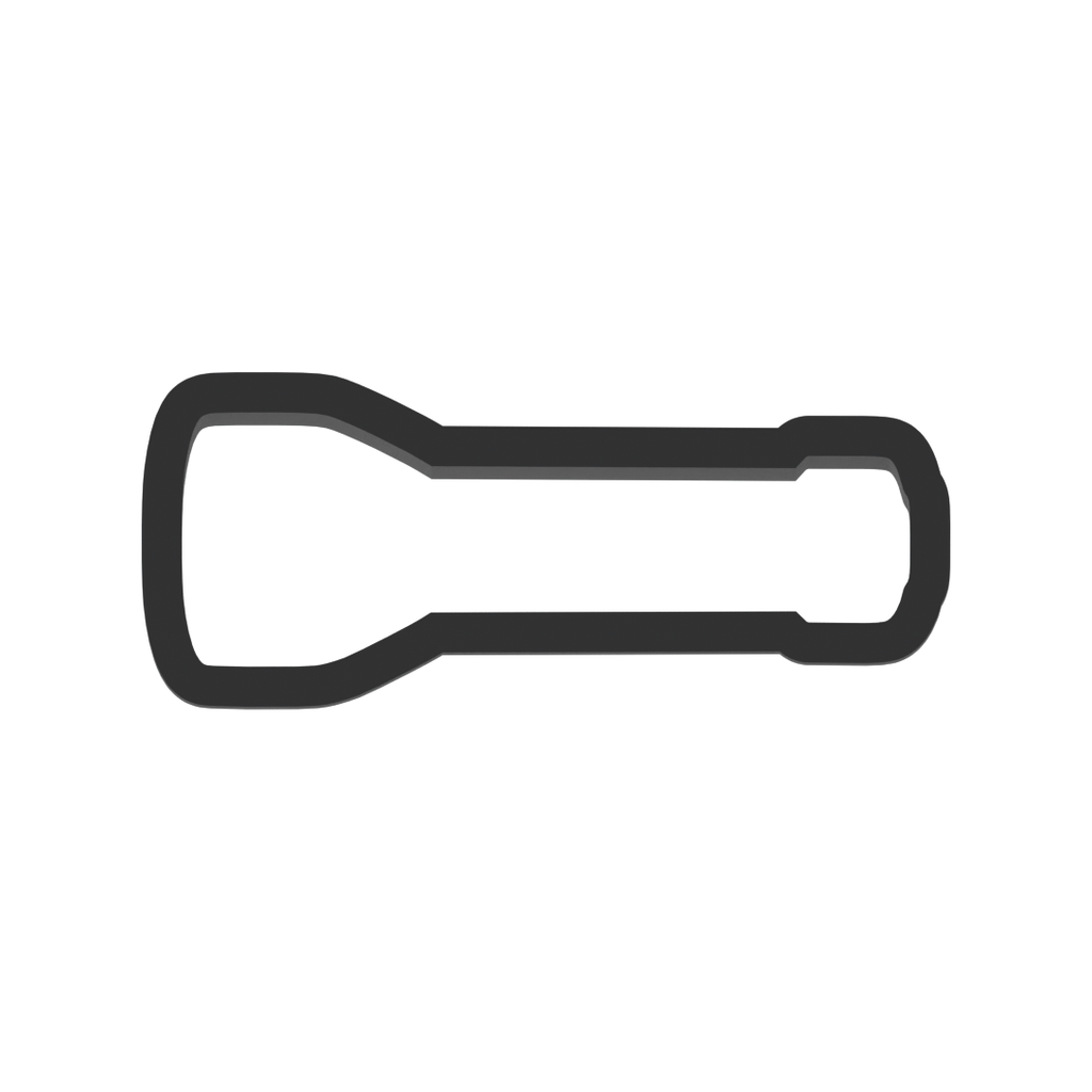 Flashlight Cookie Cutter with Easy Push Design — photo 3