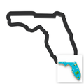 Florida State Cookie Cutter with Easy Push Design — main photo