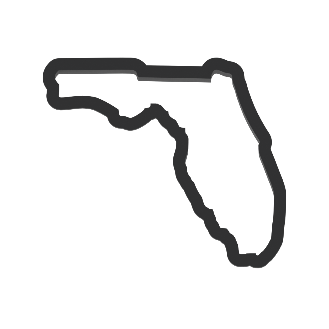 Florida State Cookie Cutter with Easy Push Design — photo 3
