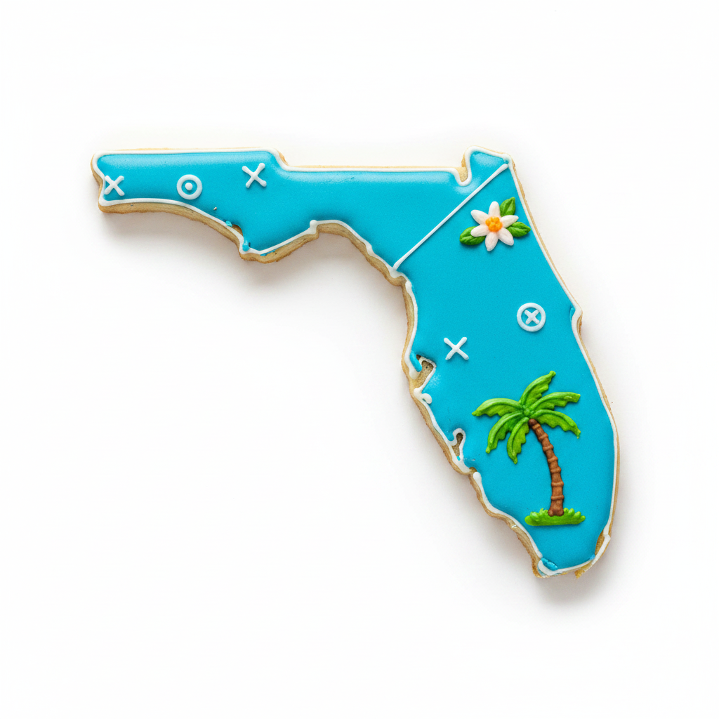 Florida State Cookie Cutter with Easy Push Design — photo 2
