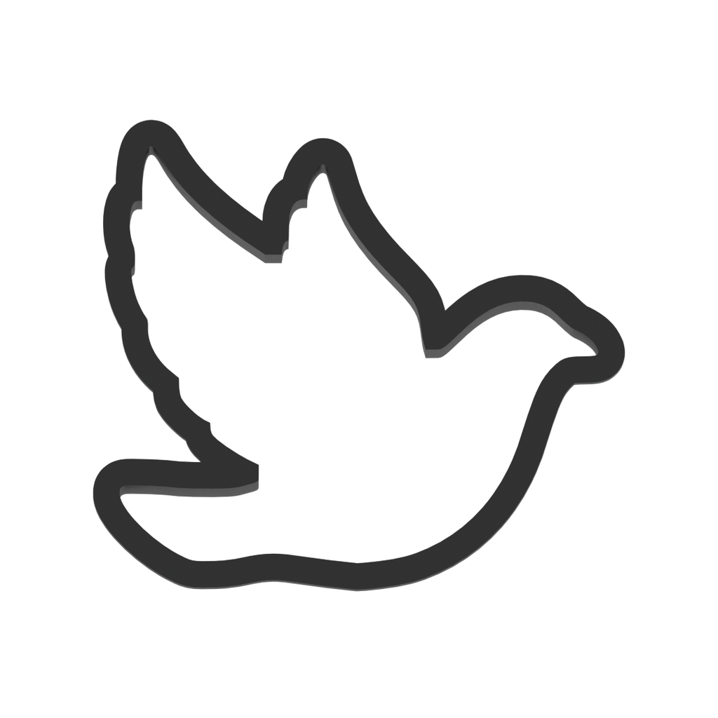 Flying Bird Cookie Cutter with Easy Push Design — photo 3