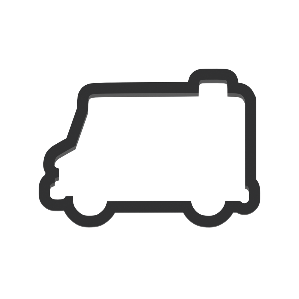 Food Truck Cookie Cutter with Easy Push Design — photo 3