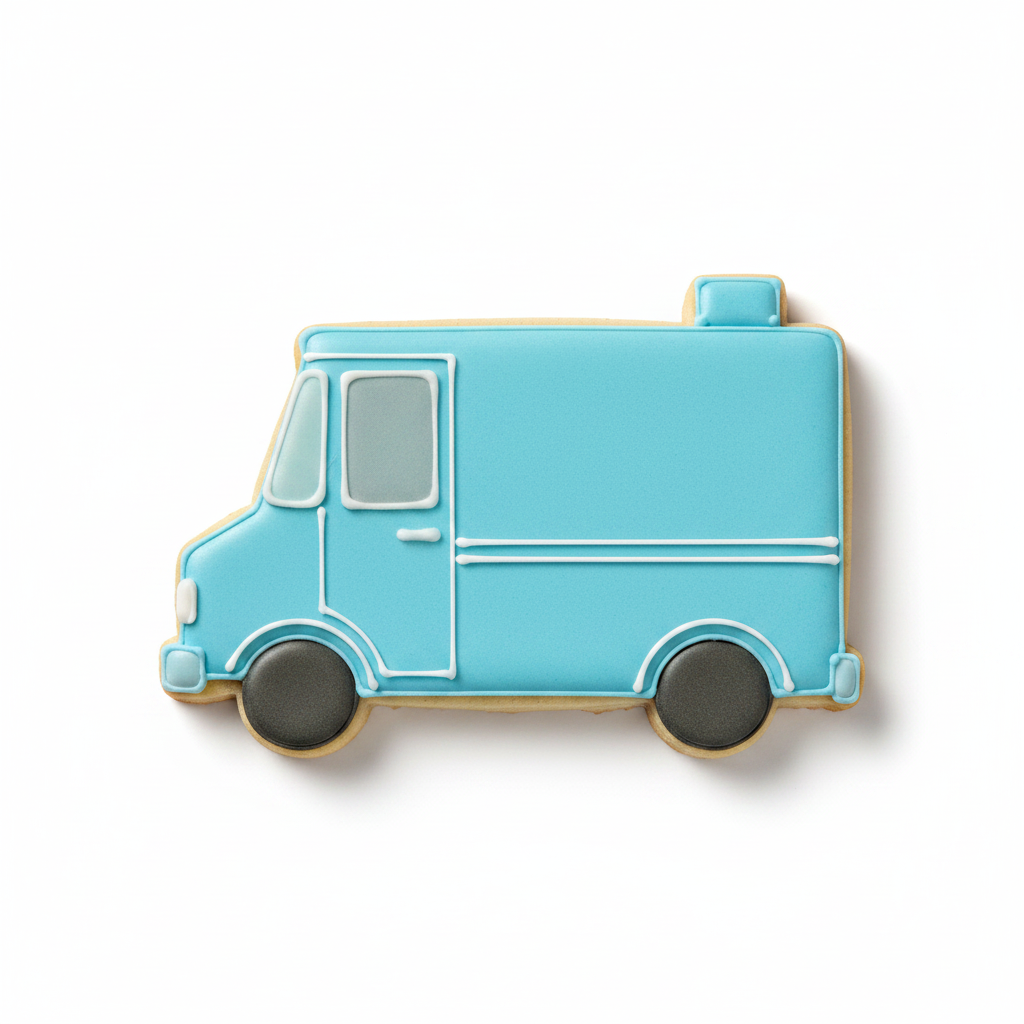 Food Truck Cookie Cutter with Easy Push Design — photo 2