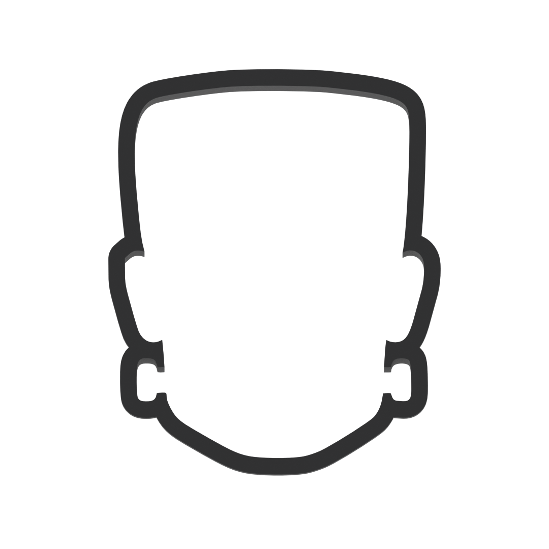Frankenstein Head Cookie Cutter with Easy Push Design — photo 3