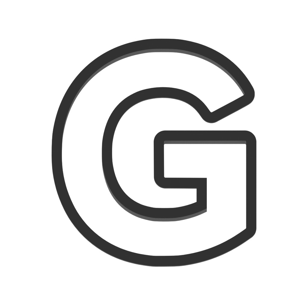 G Capital Block Letter Cookie Cutter with Easy Push Design — photo 3