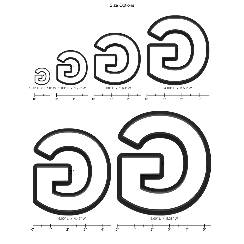 G Capital Block Letter Cookie Cutter with Easy Push Design — photo 5