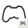 Game Controller Cookie Cutter with Easy Push Design — main photo