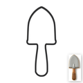 Gardening Shovel Cookie Cutter with Easy Push Design — main photo