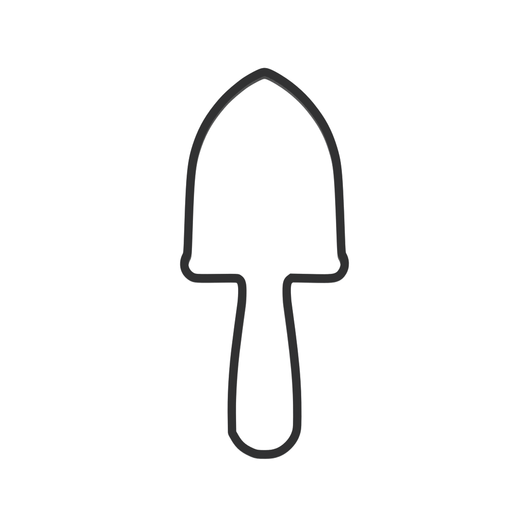Gardening Shovel Cookie Cutter with Easy Push Design — photo 3