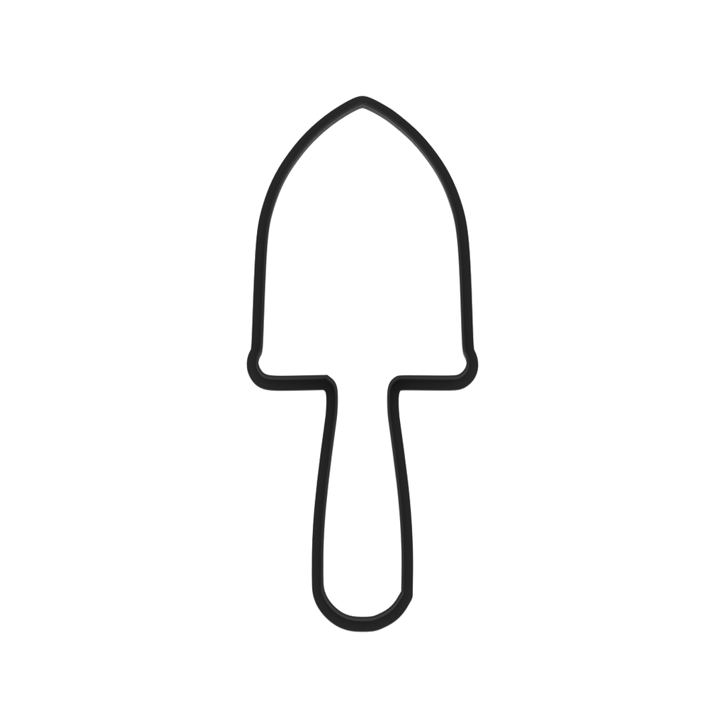 Gardening Shovel Cookie Cutter with Easy Push Design — photo 5