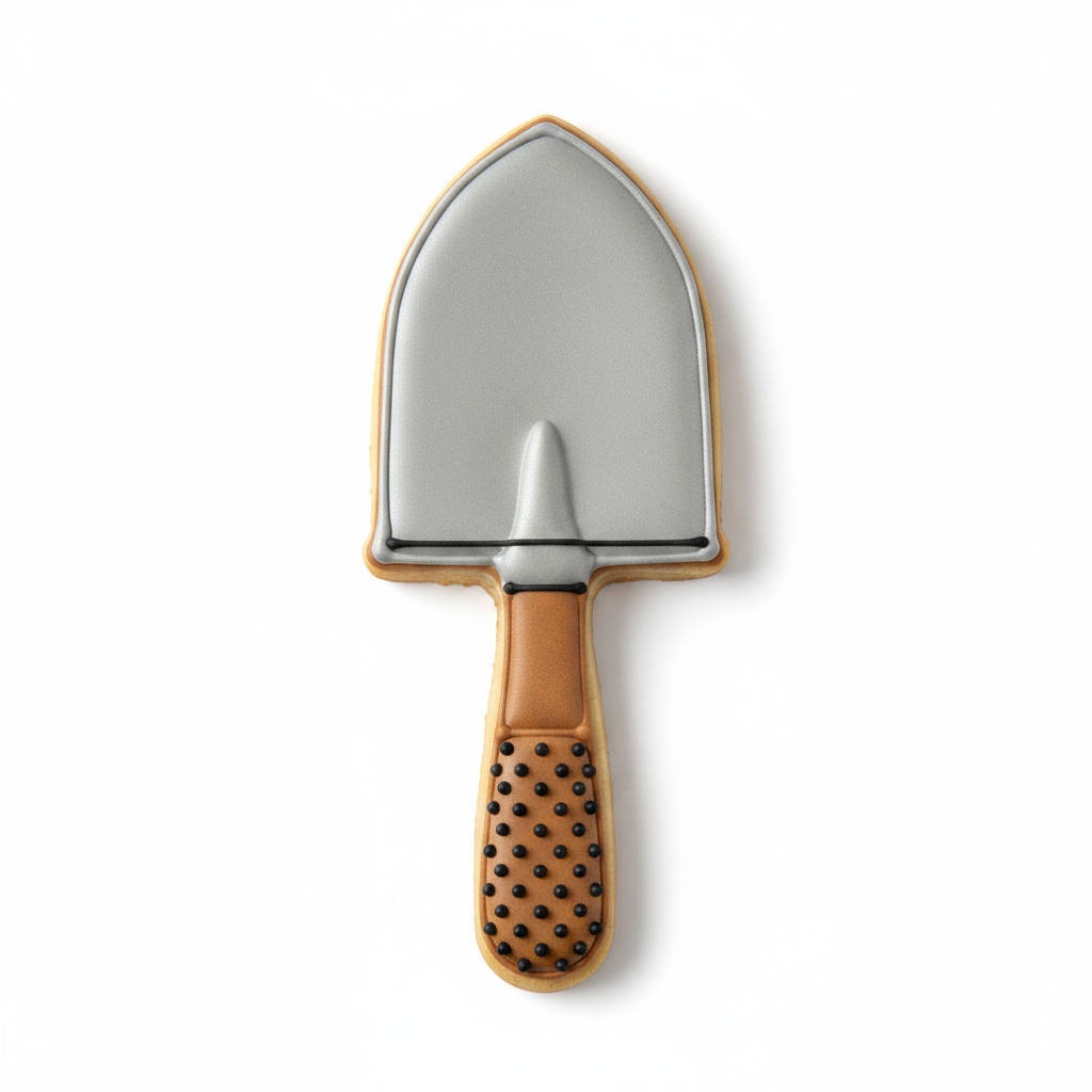 Gardening Shovel Cookie Cutter with Easy Push Design — photo 2