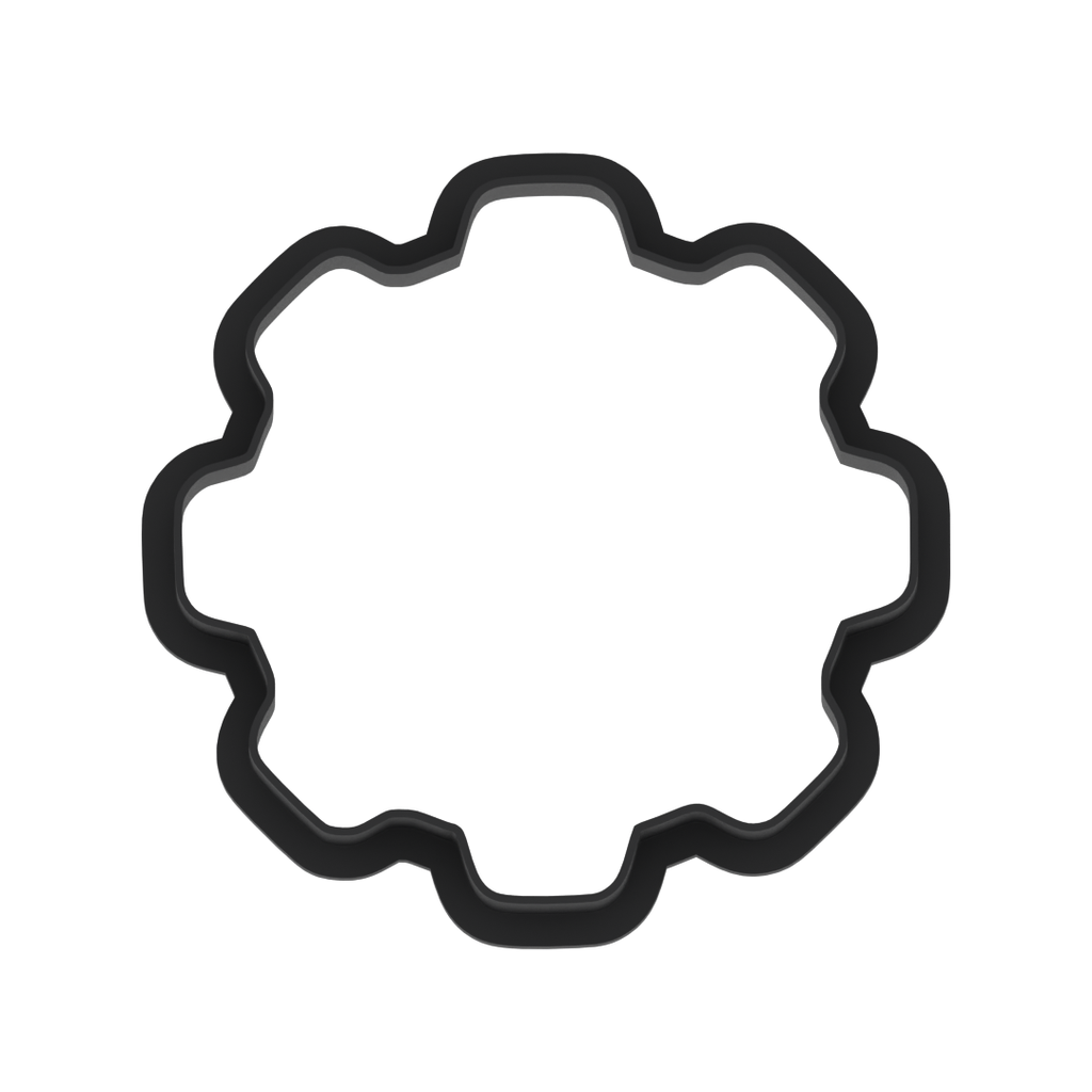 Gear Cookie Cutter with Easy Push Design — photo 5
