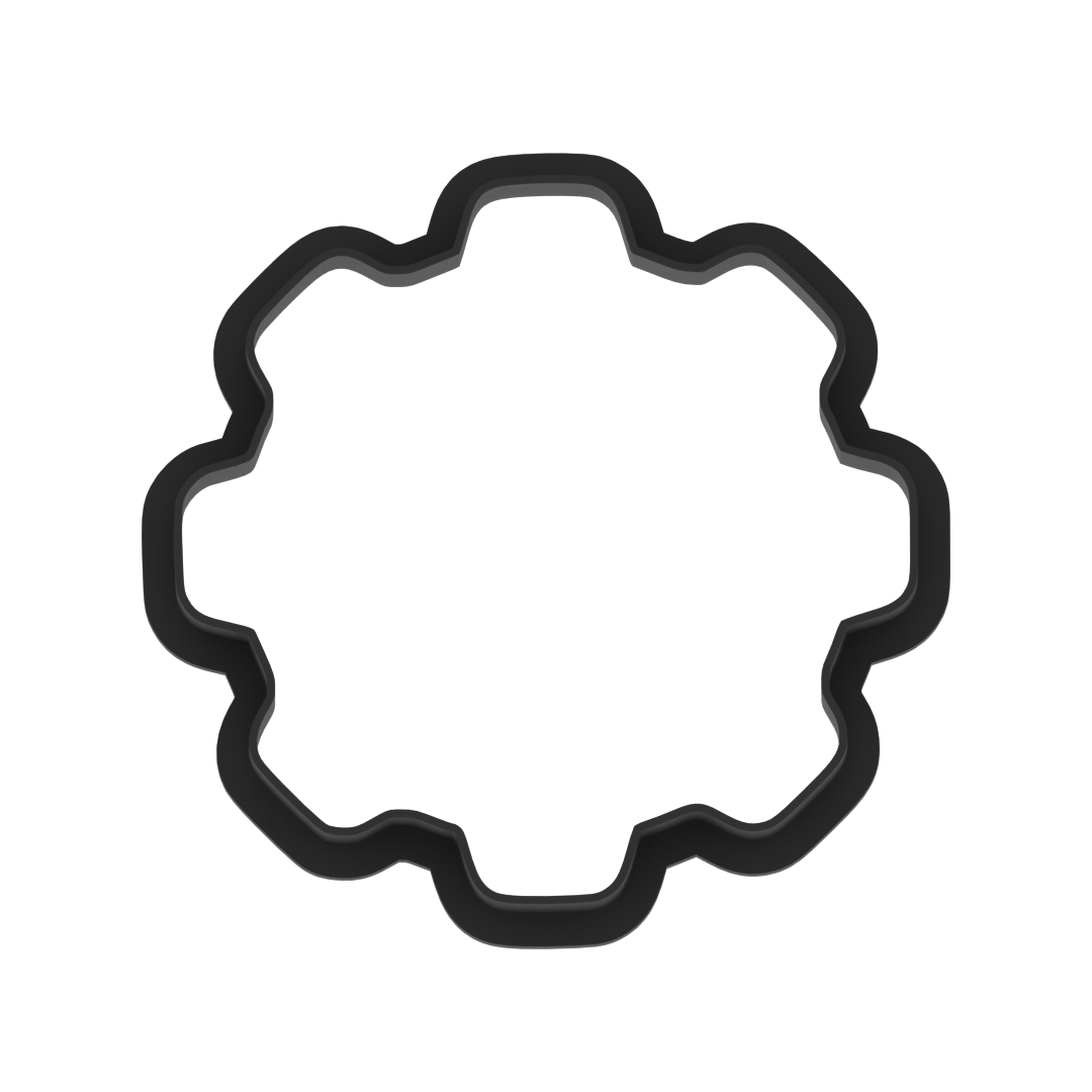 Gear Cookie Cutter with Easy Push Design — photo 5